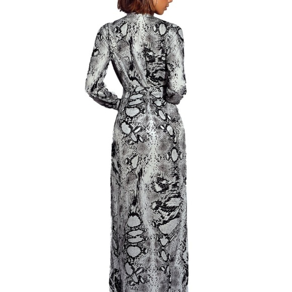 NWT - Python Snake Print Chiffon Kimono Duster - Picture 2 of 7